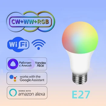 WiFi Smart LED крушка E27 12/15/18W CozyLife димируем таймер LED интелигентна лампа 85-265V работи с Alexa Google Home Yandex Алис