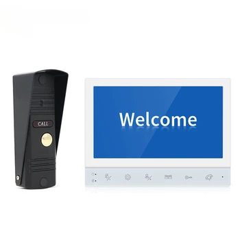 Wifi Videocitofono Интерком в частна къща HD Visiophone 7-инчов 1080p кабелен видеотелефон с камера видео вход телефон
