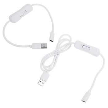 Y1UB USB2.0 към Type-C конвертор кабел кабел за пренос на данни линия с ключове за таблет телефон 480Mbps предаване