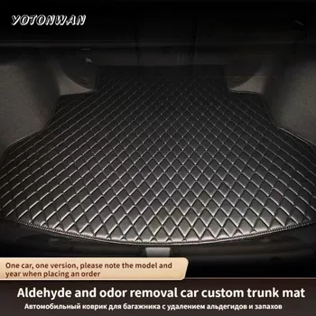 YOTONWAN Водоустойчива персонализирана кожена подложка за багажник за кола за Lexus Всички модели ES350 NX GS350 CT200h ES300h GS450h IS250 Авто аксесоари