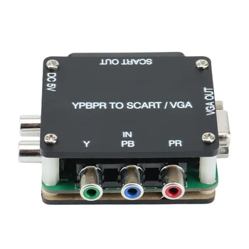YUV КЪМ RGBS YPBPR към SCART YPBPR КЪМ VGA компонент транскодер конвертор игрова конзола, RGBS към компонент за разлика в цветовете