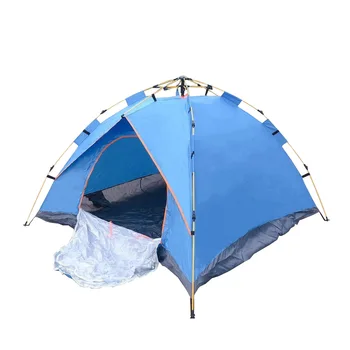 Автоматично къмпинг на открито 3-4 човек палатка преносим дъждоустойчив пешеходен туризъм Колоездене плаж тента Екип за риболов на автомобили Shetler Quick Opent