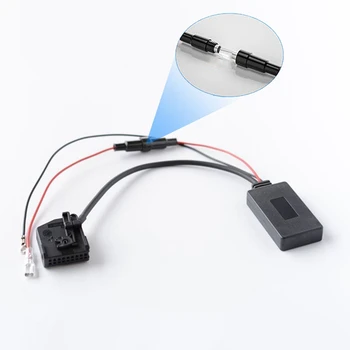 автомобилен безжичен Bluetooth аудио адаптер AUX кабел MFD2 RNS2 18Pin за Touareg Golf