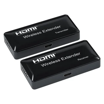 Безжичен WiFi HDMI удължител Аудио видео предавател и приемник 1080P безжичен дисплей адаптер за камера DVD компютър компютър към телевизор