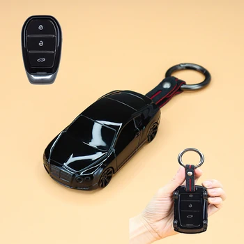 бял черен автомобилен стайлинг за Zotye T500 T600 2019 2020 Интелигентен дистанционен калъф за ключ за кола Капак Автоматичен ключодържател Аксесоари за жилища