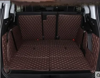 Високо качество! Специални стелки за багажник за Peugeot 5008 7 места 2023-2017 водоустойчив килими за ботуши капак на товарна облицовка, Безплатна доставка