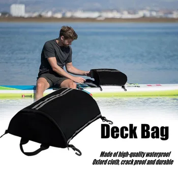 Водоустойчив каяк палуба капак чанта палубата чанта изправи гребло борда чанти за съхранение водни спортове каяк лодка оборудване 39x29x13cm
