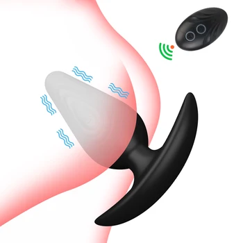 дистанционно управление вибратор вагина G-точка стимулация 12 режима секс играчки за жени анален щепсел носими интимни стоки