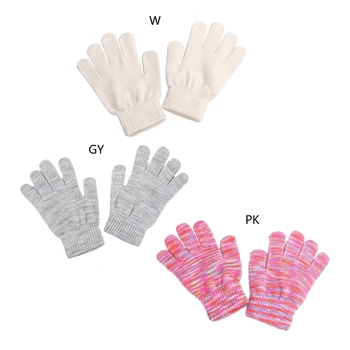 Еластични и стилни ръкавици за малки деца Универсални зимни ръкавици за дейности на открито Ежедневно основно детско облекло P31B