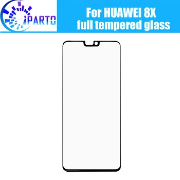 За Huawei 8X закалено стъкло 100% нов цвят пълен капак екран протектор филм охрана за 8X там мобилен телефон
