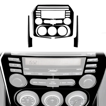 за Mazda MX5 Miata 2009-2015 CD Климатик панел декорация подстригване стикер стикер Decal аксесоари за кола Пиано черно