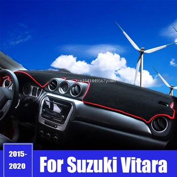 За Suzuki Vitara LY Car Dashboard Cover Dash Mat Sun Shade Pad Instrume панелни килими 2015 2016 2017 2018 2019 2020 Аксесоари