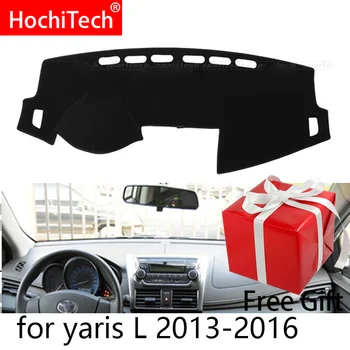 За Toyota Yaris L 2013 2014 2015 2016 Дясно и ляво шофиране кола табло покрива мат сянка възглавница подложка килими аксесоари