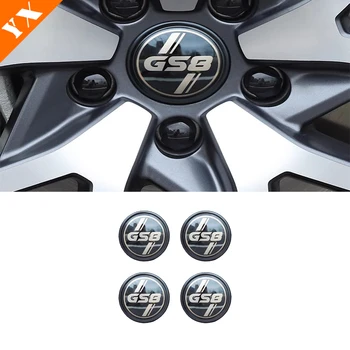 За Trumpchi GAC GS8 2023-2024 Аксесоари за неръждаеми автомобили Wheel Hub Cover Стикери Стикери за лого на центъра на гумите