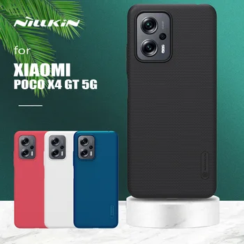 за Xiaomi Poco X4 GT 5G калъф Nillkin Super Frosted Shield Ултра-тънък твърд защитен заден капак за Xiaomi Poco X4 GT 5G калъф
