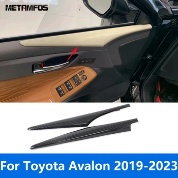 За Тойота Авалон 2019-2021 2022 2023 Въглеродни влакна интериор врата панел лента покритие формоване подстригване стикер аксесоари кола стайлинг