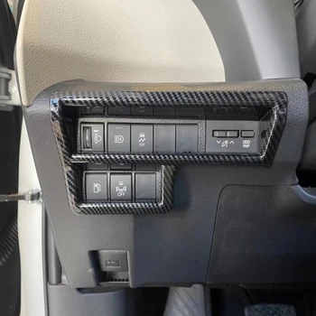 За Тойота Сиена XL40 2021 2022 ABS стомана кола Headlihgt превключвател бутон капак подстригване декорация рамка стикер капак кола стайлинг