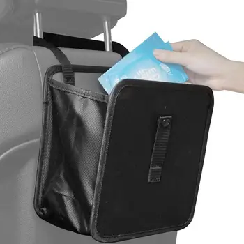 Задна седалка Джоб за съхранение Непропусклива за многократна употреба Автомобилна торбичка за отпадъци Консумативи за съхранение на автомобили Водонепроницаема чанта за закуски Играчки Напитки