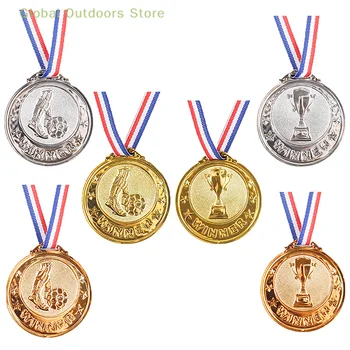 Златна сребърна бронзова награда Носител на медал Награда Футболно състезание Награди Медал за сувенирен подарък Открит спорт Детски играчки