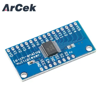 Интелигентна електроника CD74HC4067 16-канален аналогов цифров мултиплексор Breakout Board модул за arduino