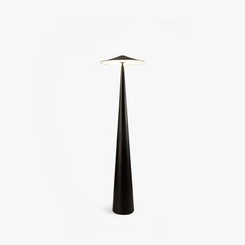 италиански минималистичен гъби лампа дизайнер Арт вила хол диван ръб вертикална лампа проучване стая етаж лампа