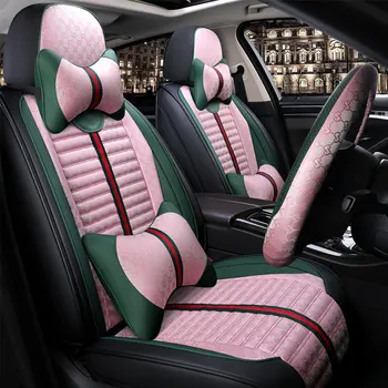  Калъфи за столчета за кола Пълен комплект за Honda Accord CR-V Civic Crosstour Fit Jazz HR-V Passport Pilot MR-V Ridgeline Луксозни аксесоари