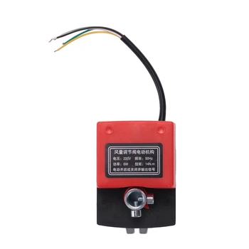  Клапан за затихване на въздуха Ac220V Електрически канален електрически амортисьор за вентилационни клапани с обратна връзка за сигнала