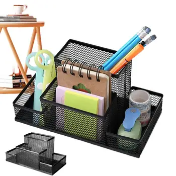 Контейнери за съхранение на писалки Творчески контейнери за съхранение на желязо за настолни аксесоари за бюро Контейнери за съхранение на маркери за молив за писалка