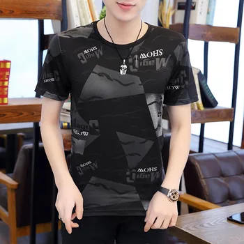 Лятна триизмерна 3D вихрова тениска Мъже Дамска мода 3D T Shirt Къс ръкав Harajuku Хип-хоп Сладка тениска