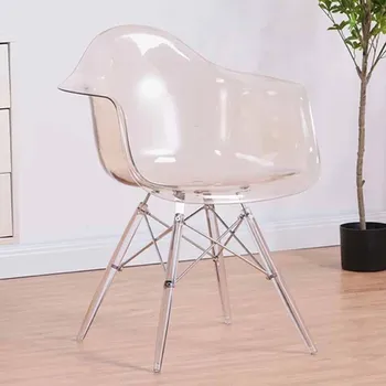 Модерни живи столове за хранене Красиви водоустойчиви пластмасови луксозни столове за хранене Акцент Кухня Sillon Индивидуални мебели за дома