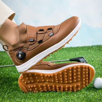 Мъже жени голф обувки обучение голф носи за двойки на открито удобни обувки за ходене луксозни спортни маратонки