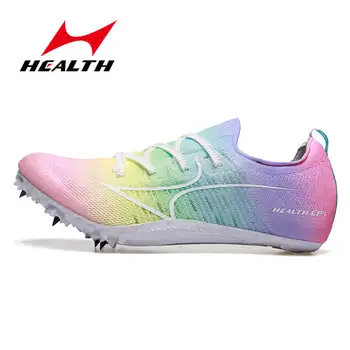 Мъжки женски лекоатлетически шипове Пълнометражни въглеродни влакна Track And Field Sprint Spikes Sneaker Professional Training Sport Shoes