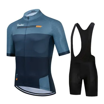 Мъжки летен колоездачен костюм, комплект къс ръкав, планински велосипед спорт, лигавник
