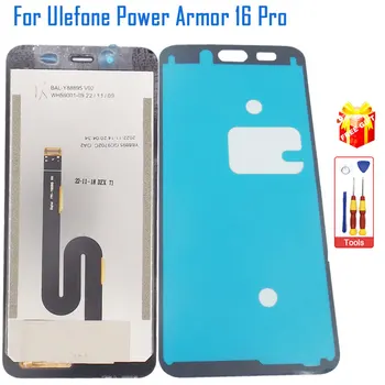 Нова оригинална Ulefone Power Armor 16 Pro сензорен екран + LCD дисплей с лепило за Ulefone Power Armor 16 Pro мобилен телефон