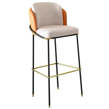 Открит брояч бар столове Nordic модерни столчета за хранене рецепция бар столове висока маса балкон Sillas градински мебели комплекти LJX40XP