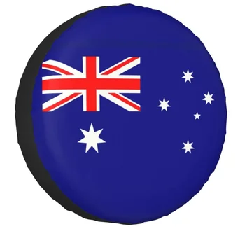 Персонализирана Австралия флаг резервна гума покритие за Jeep Honda Australian Pride автомобилни протектори за колела
