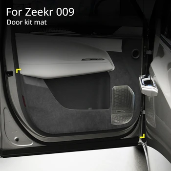 Подходящ за Zeekr 009 велур кола врата анти ритник мат врата панел защитна подложка интериор защитни стикер аксесоари