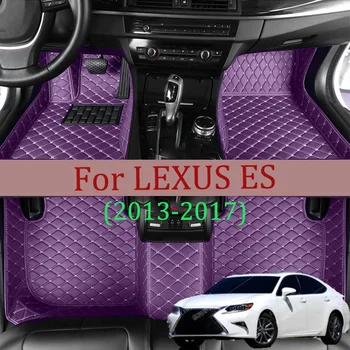 Поръчкови кожени стелки за кола за LEXUS ES серия ES200 ES250 ES300h ES350 2013 2014 2015 Килими килими подложки за крака аксесоари