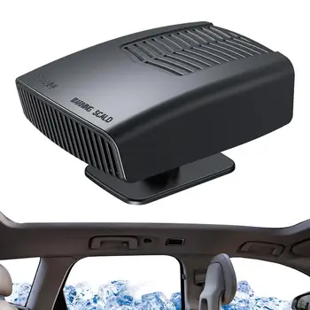 Преносим автомобилен нагревател 12V преносим нагревател за кола безшумен 360 градуса въртящ се малък вентилатор лесен монтаж зимен нагревател за