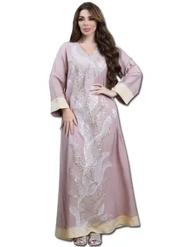 Рамадан Абая Турция ислям арабски африкански рокли за жени Мюсюлманска дълга рокля Jalabiya Caftan Marocain роба Femme Musulmane Kaftan