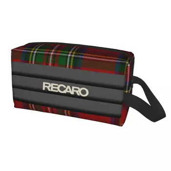 Сладък Recaros лого пътуване тоалетна чанта жени козметични грим чанта красота съхранение Dopp комплект