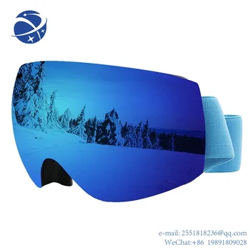 Сноуборд очила Двойни слоеве Анти-мъгла UV400 обектив Big Mask Мъже Жени Зима Снегомобил Gafas Ски очила Очила за ски