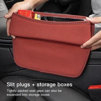 Столче за кола Slit чанта за съхранение Gap Организатор кутия аксесоар за Volkswagen Polo T5 Golf Passat Magotan Touran Arteon Scirocco GTD GTI