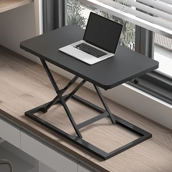 Стояща регулируема маса Сгъваема стойка за лаптоп Преносимо бюро Горна платформа за повдигане на маса Офис работна маса