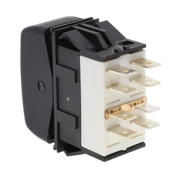 Тестван и одобрен за изключителна производителност Куполна лампа Rocker Switch за Kenworth P27104010, Черен, Пластмаса
