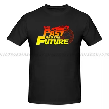 Топ продажба миналото и бъдещето обратно в бъдещето печат случайни хлабав тениска Harajuku унисекс тениска