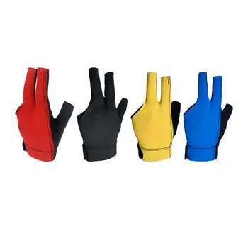 Три пръста билярдна ръкавица против приплъзване обучение износоустойчив издръжлив билярд фитнес аксесоари Универсална снукър щека ръкавица