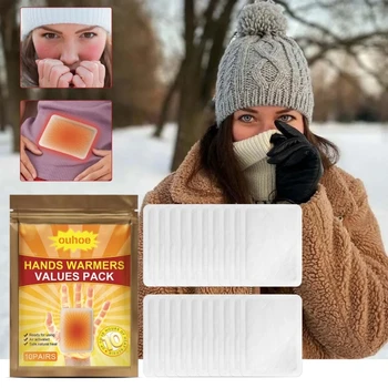 Удобни стикери за отопление 1Pack самозалепващи зимни топли паста стикери за менструална грижа