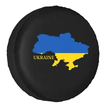 Украйна флаг карта резервно колело гума капак случай чанта торбичка за Suzuki Mitsubish водоустойчиви аксесоари за превозни средства 14 
