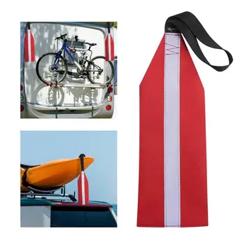Флаг за безопасност на каяк със светлоотразителна лента Оксфорд кърпа теглене флаг каяци канута лодки аксесоари